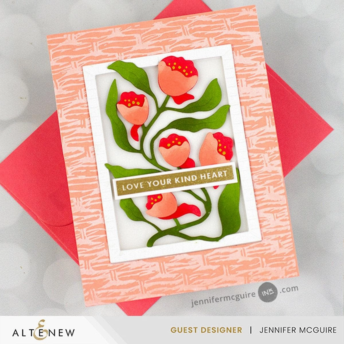 modern professional Whimsical Flower Vine Die Set