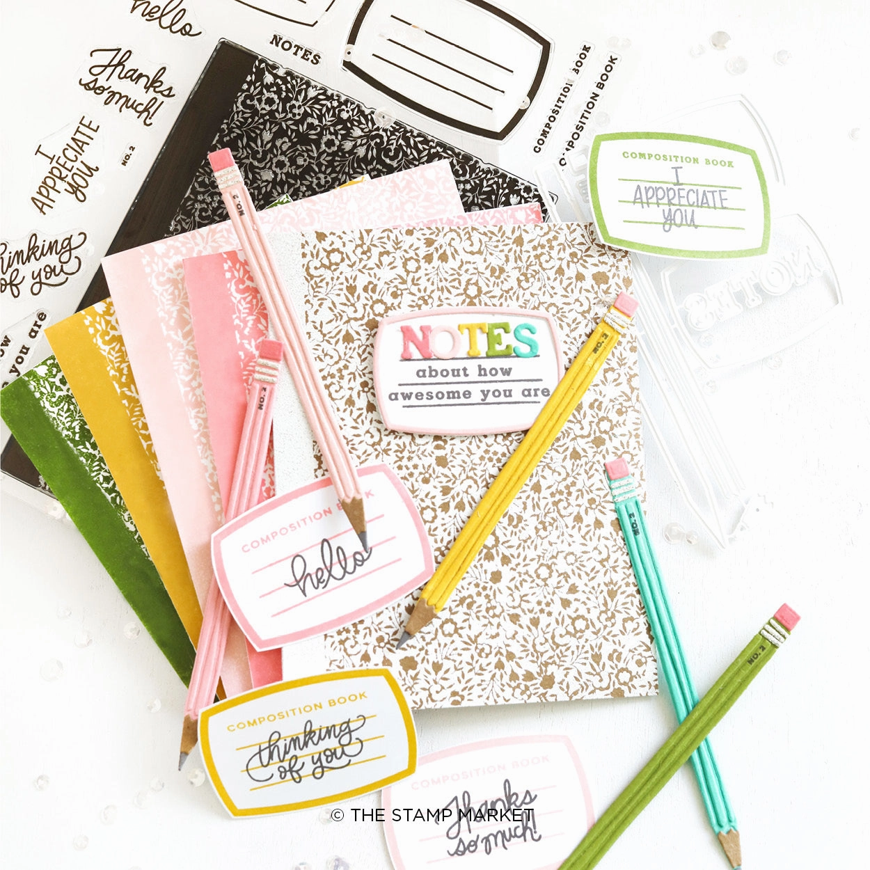 Composition Stamp Set classic