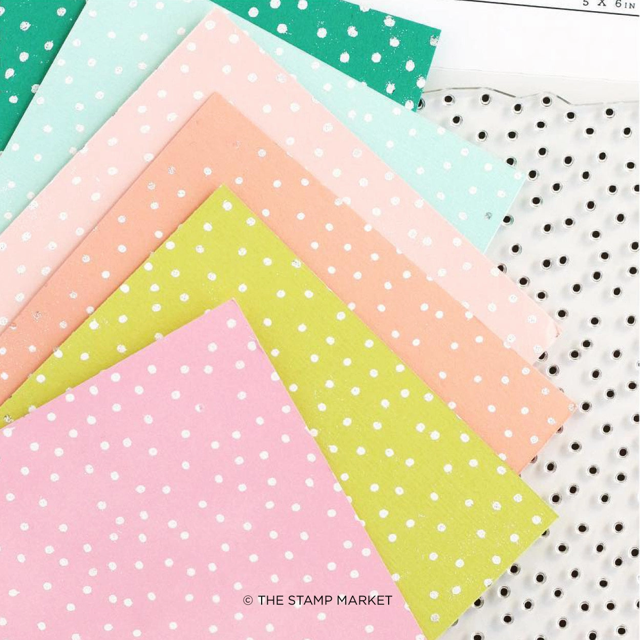 Confetti Background Stamp giant