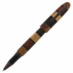 Conklin All American Limited Edition Quad Wood Rollerball Pen pastel retro