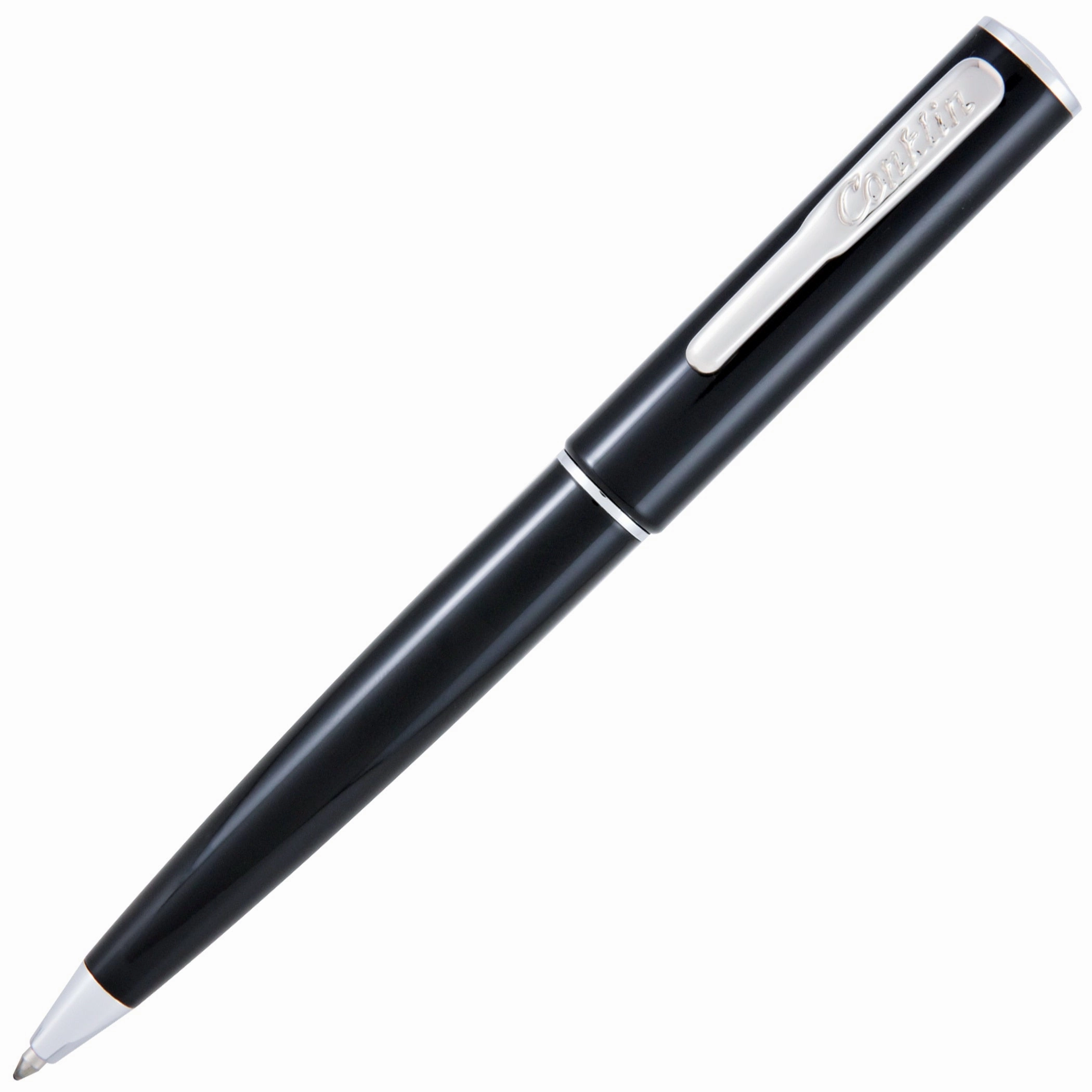 earthy magnetic Conklin Coronet Black Ballpoint Pen