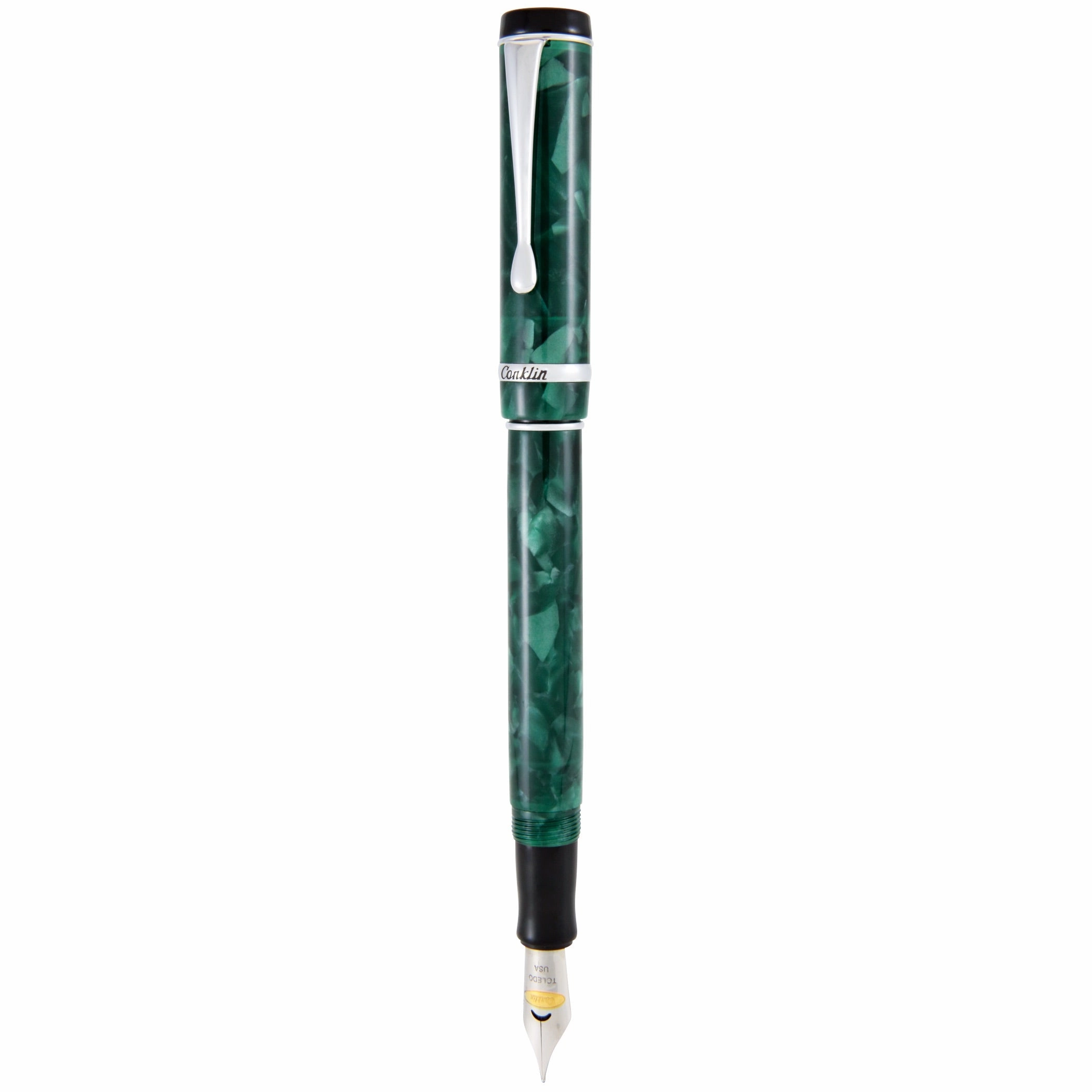 tiny Conklin Duragraph Forest Green Fountain Pen