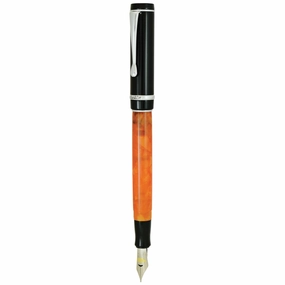 stackable professional Conklin Duragraph Orange Nights Fountain Pen
