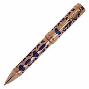 Conklin Endura Deco Crest Blue Ballpoint Pen short