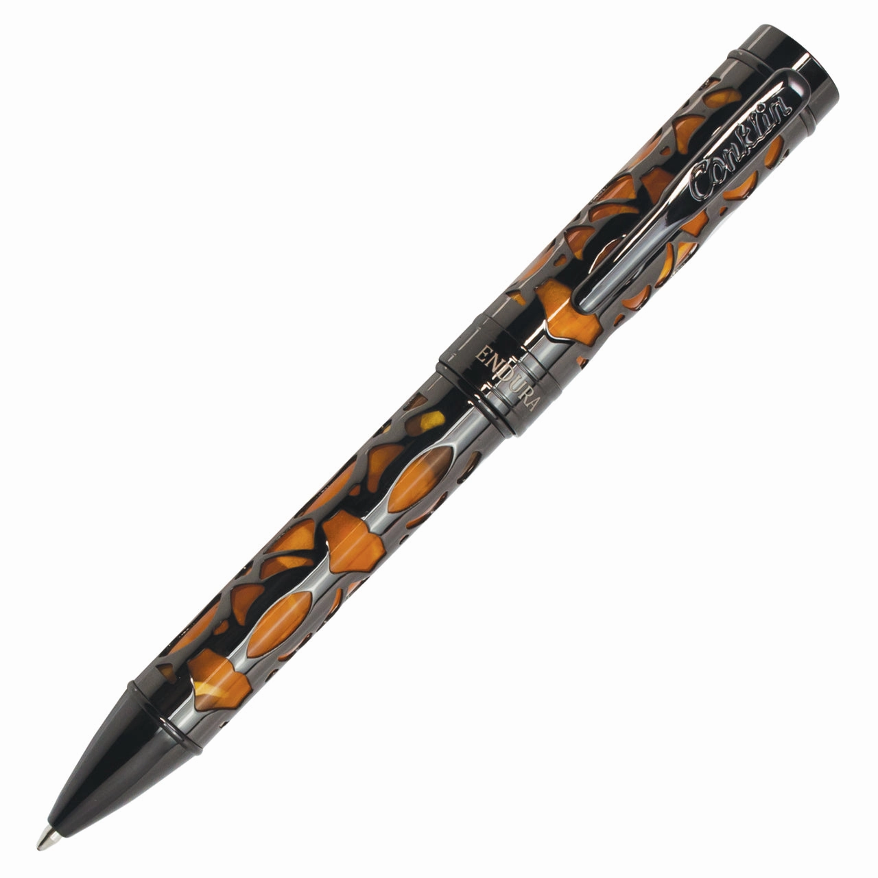 wholesale Conklin Endura Deco Crest Orange Ballpoint Pen