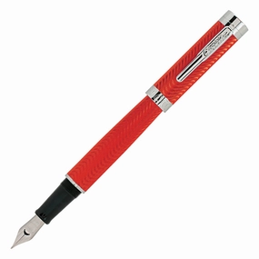 Conklin Herringbone Signature Red Fountain Pen mini