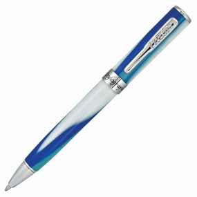 refillable Conklin Stylograph Arctic Blue Ballpoint Pen