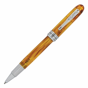 narrow Conklin Symetrik Precious Amber Rollerball Pen