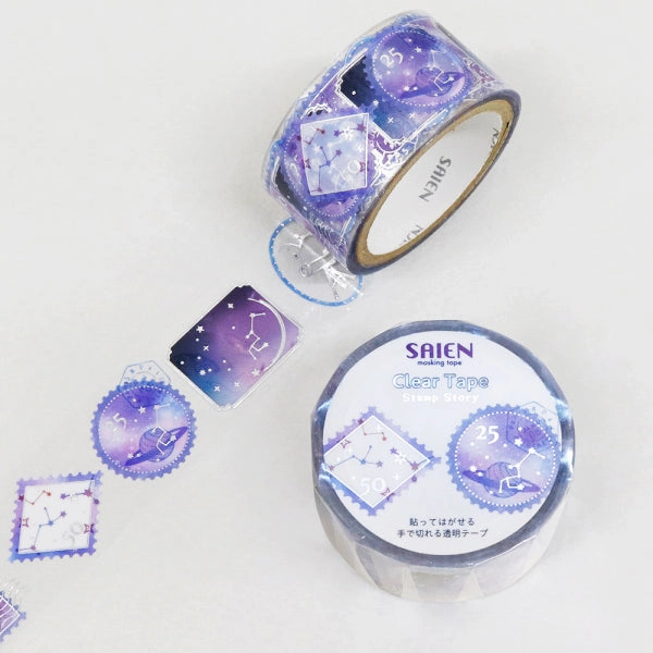 handy bamboo Constellation Stamp Story Clear Tape