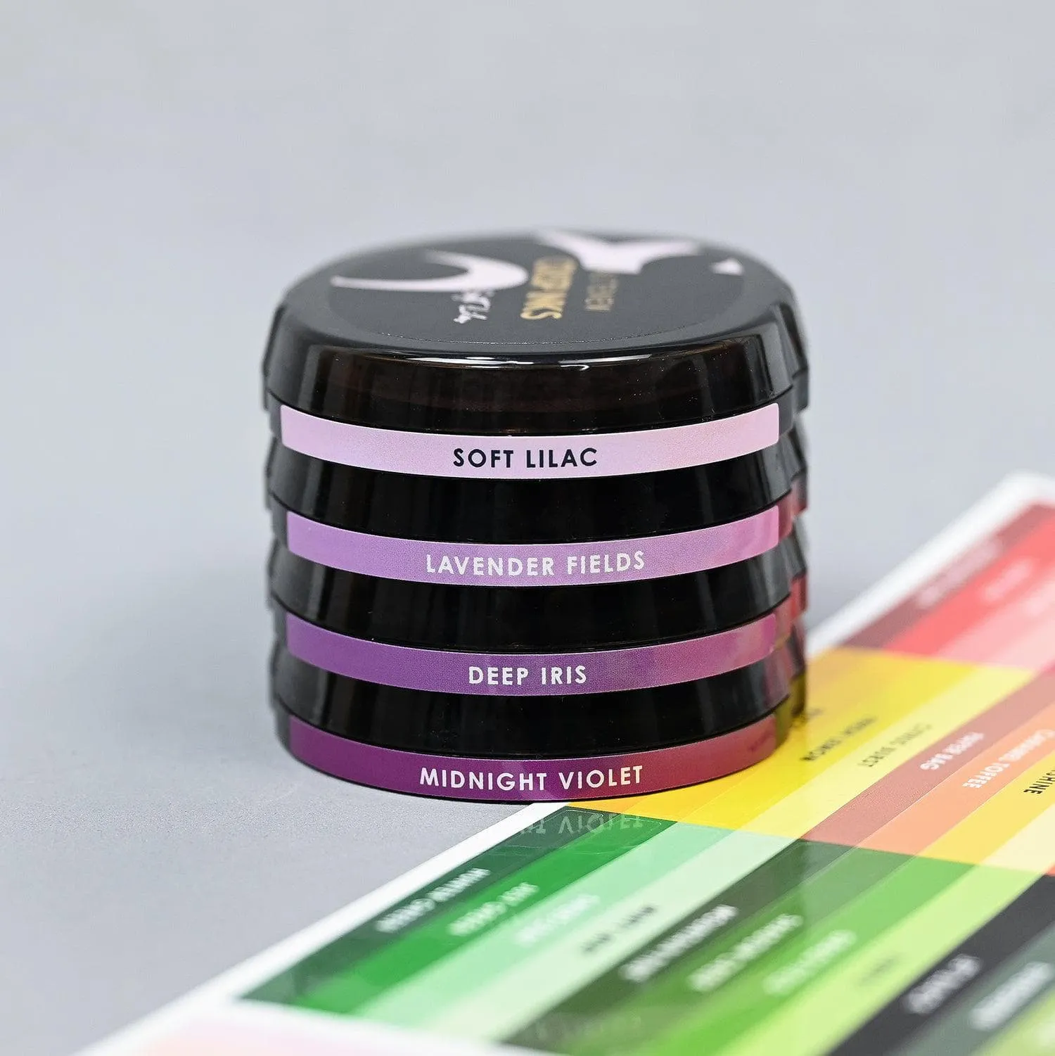 Oval Ink Side Label Set - All Crisp Dye Ink Colors (3 Sheets) premium