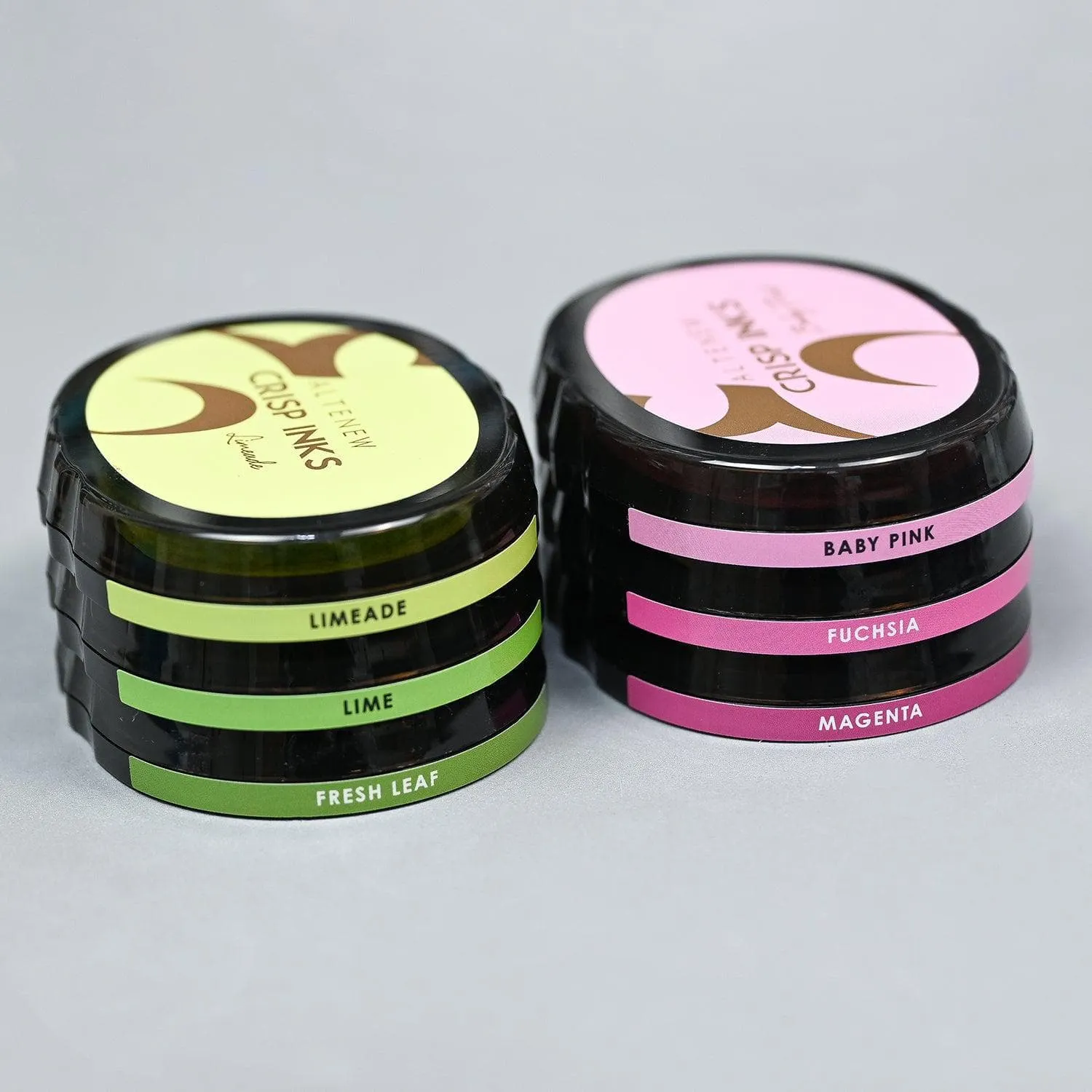 exclusive robust Oval Ink Side Label Set - All Crisp Dye Ink Colors (3 Sheets)