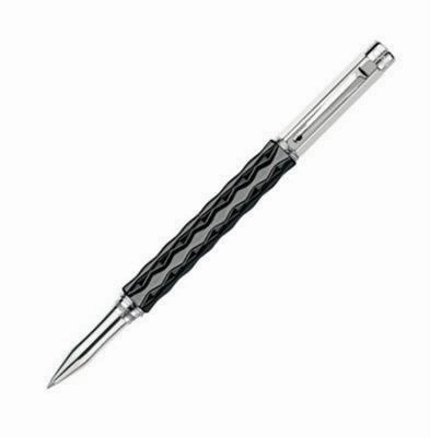 classic Caran D'Ache Varius Ceramic Black Rollerball Pen