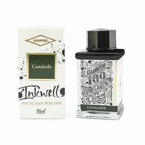 locking Diamine Inkwell Ink - 75 Ml - Canalside