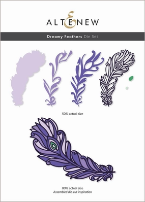 single Dreamy Feathers Die Set