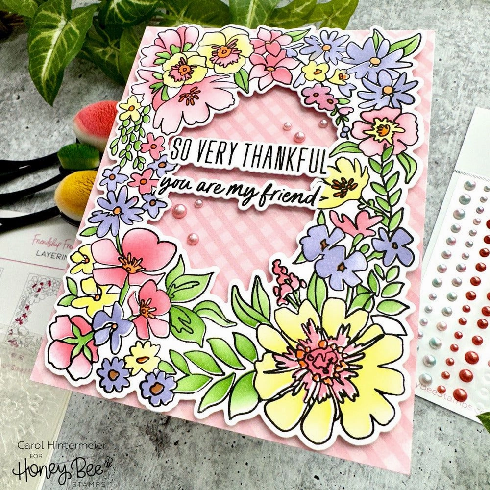 shockproof Friendship Frame - 6X6 Stamp Set