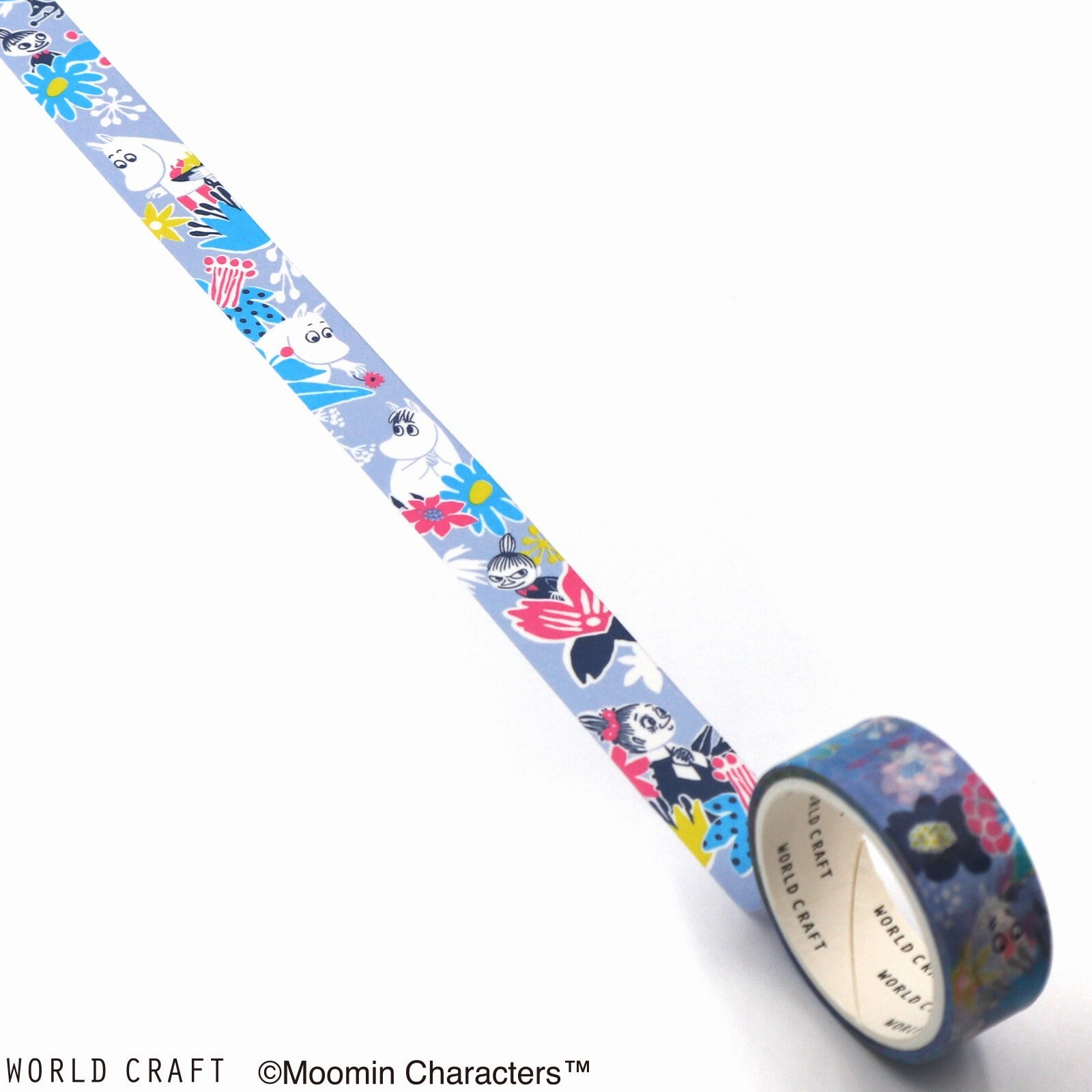 professional everyday Moomin Washi Tape Flower Blue