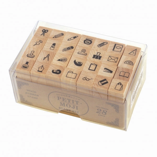 alloy Petit Letter Stamp Set - Large Size - Stationery Icons