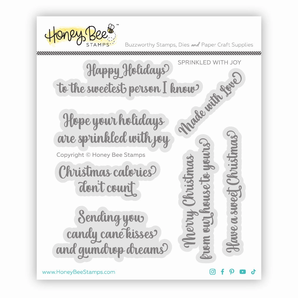 Sprinkled With Joy - 4X4 Stamp Set magnetic daily