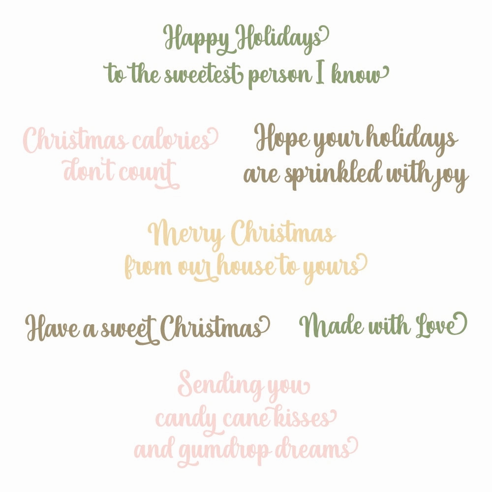 Sprinkled With Joy - 4X4 Stamp Set loose rugged