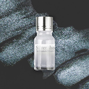 glass Wearingeul  Silver Shoes (Wizard Of Oz) Glitter Potion 10Ml