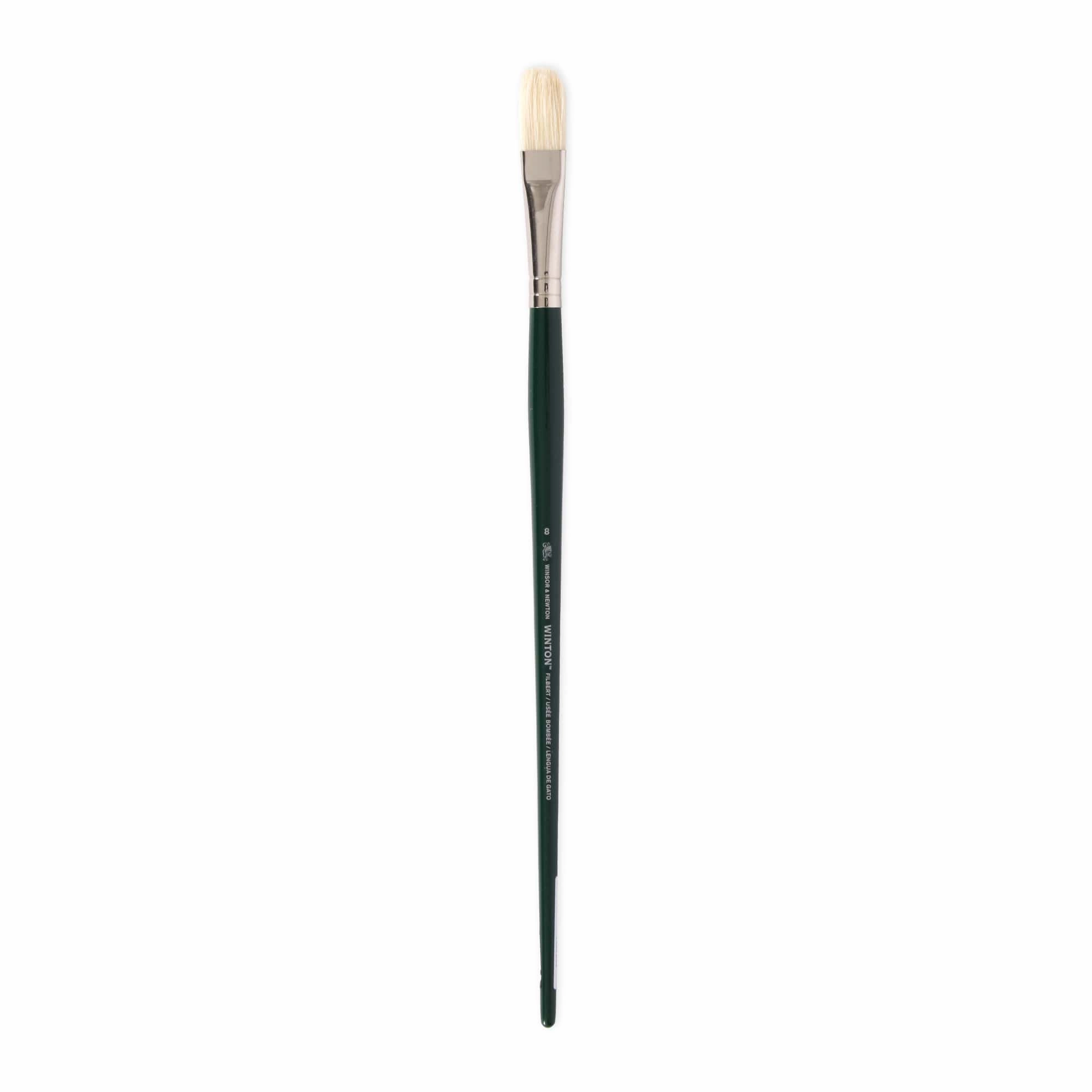 sleek valuable Winton Filbert Hog Hair Paintbrush