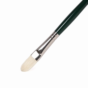 Winton Filbert Hog Hair Paintbrush ergonomic synthetic