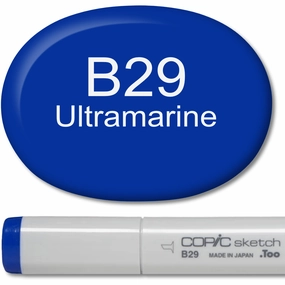 Copic Sketch Marker - B29 Ultramarine kit