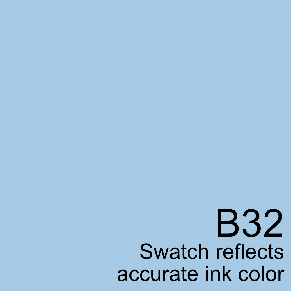 square Copic Sketch Marker - B32 Pale Blue