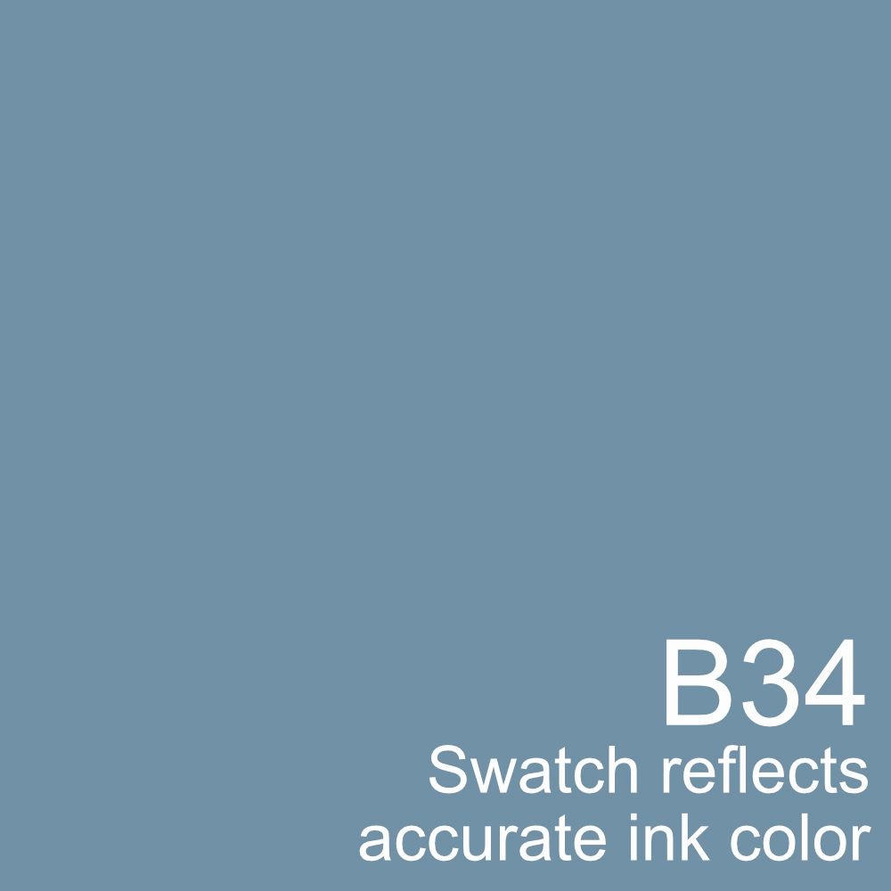 Copic Sketch Marker - B34 Manganese Blue washable