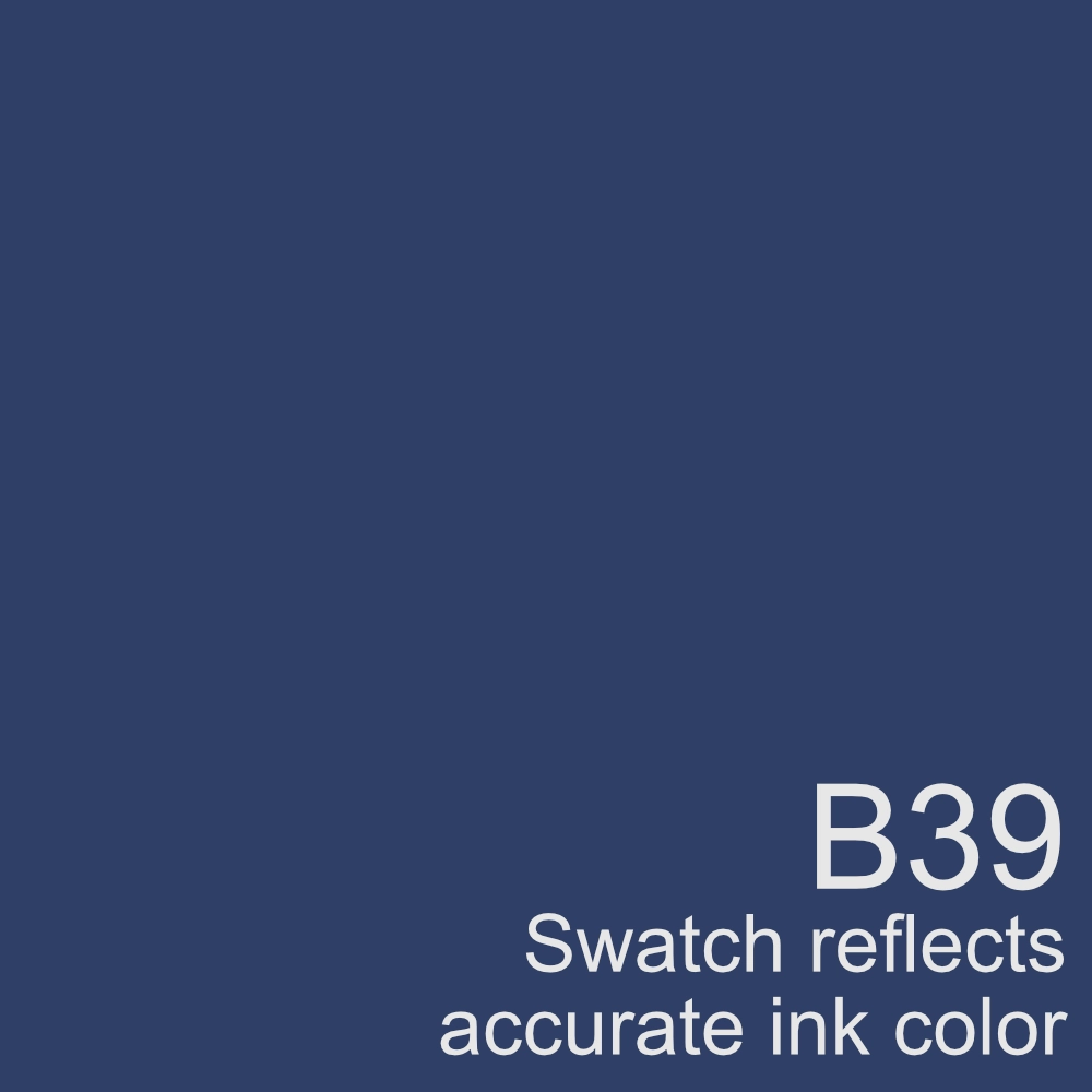 Copic Sketch Marker - B39 Prussian Blue resilient sturdy
