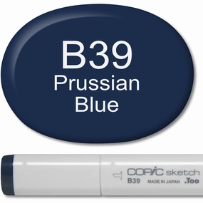 Copic Sketch Marker - B39 Prussian Blue nonslip deluxe