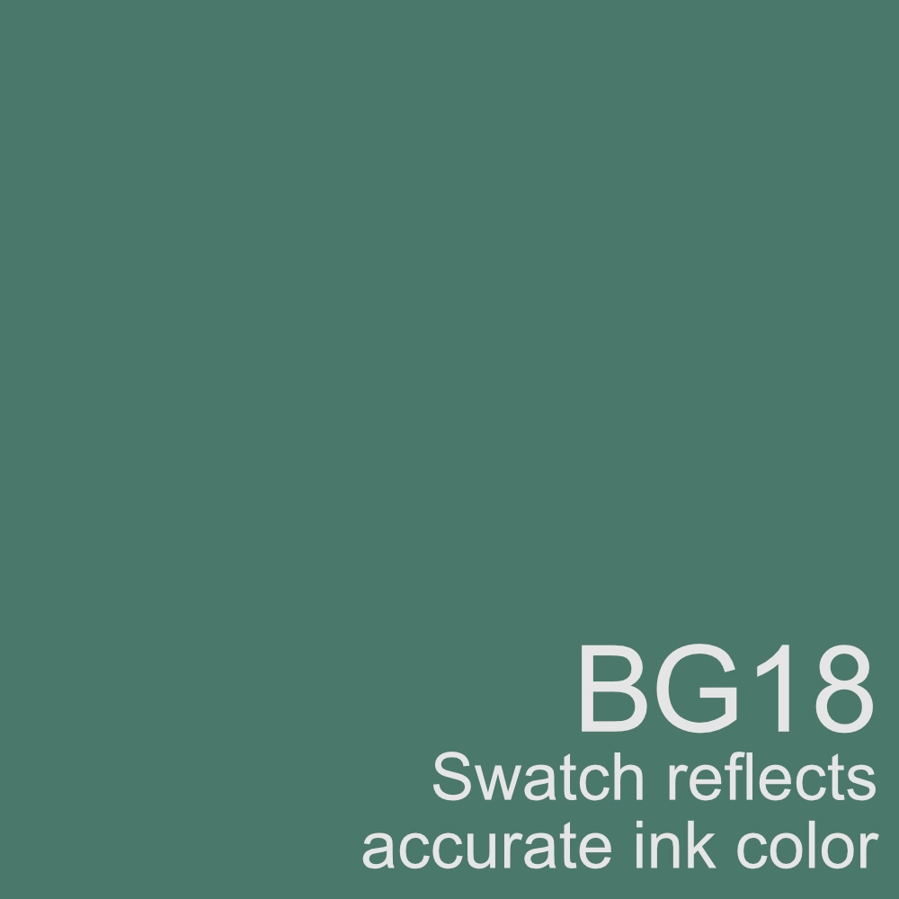 versatile vegan Copic Sketch Marker - Bg18 Teal Blue