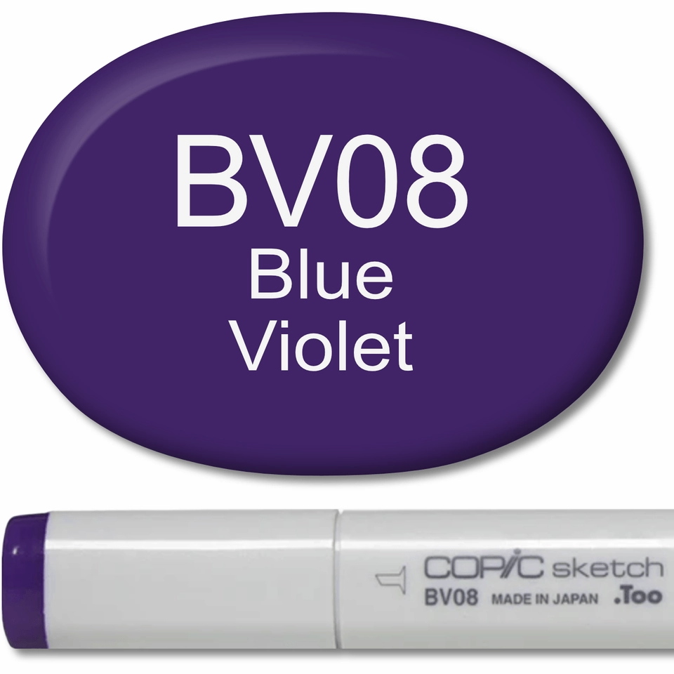deluxe Copic Sketch Marker - Bv08 Blue Violet