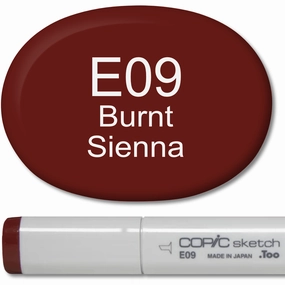 reliable durable Copic Sketch Marker - E09 Burnt Sienna