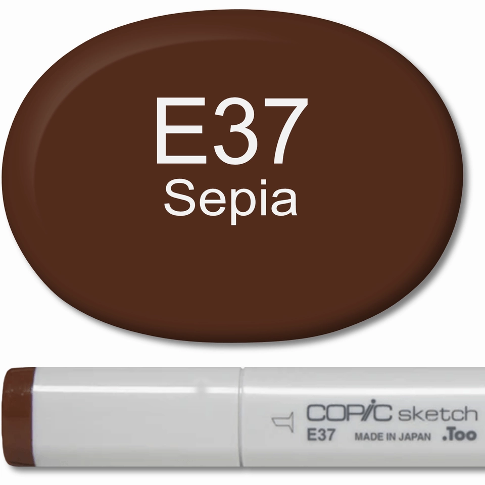 loose Copic Sketch Marker - E37 Sepia
