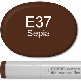 loose Copic Sketch Marker - E37 Sepia