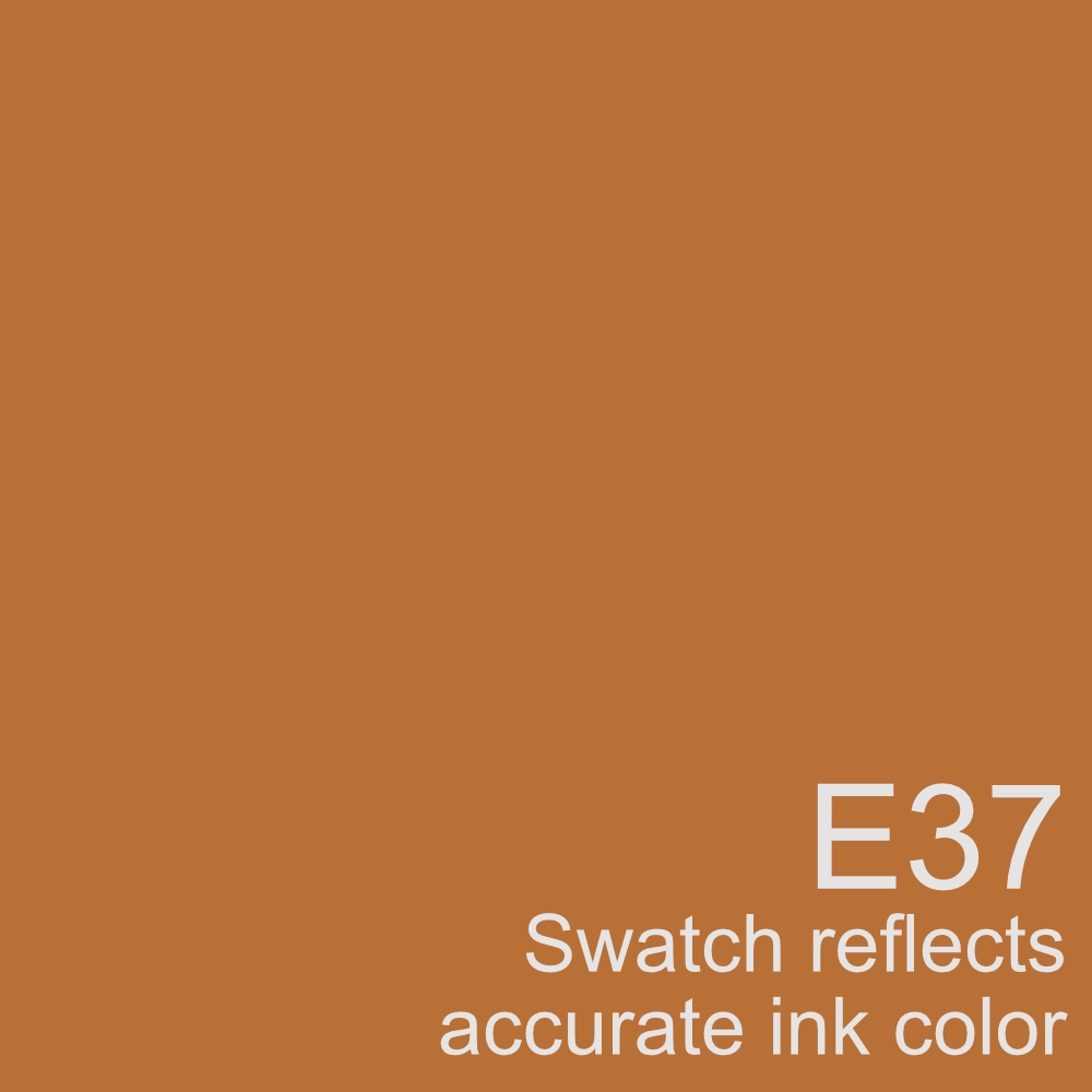 Copic Sketch Marker - E37 Sepia vivid colorful