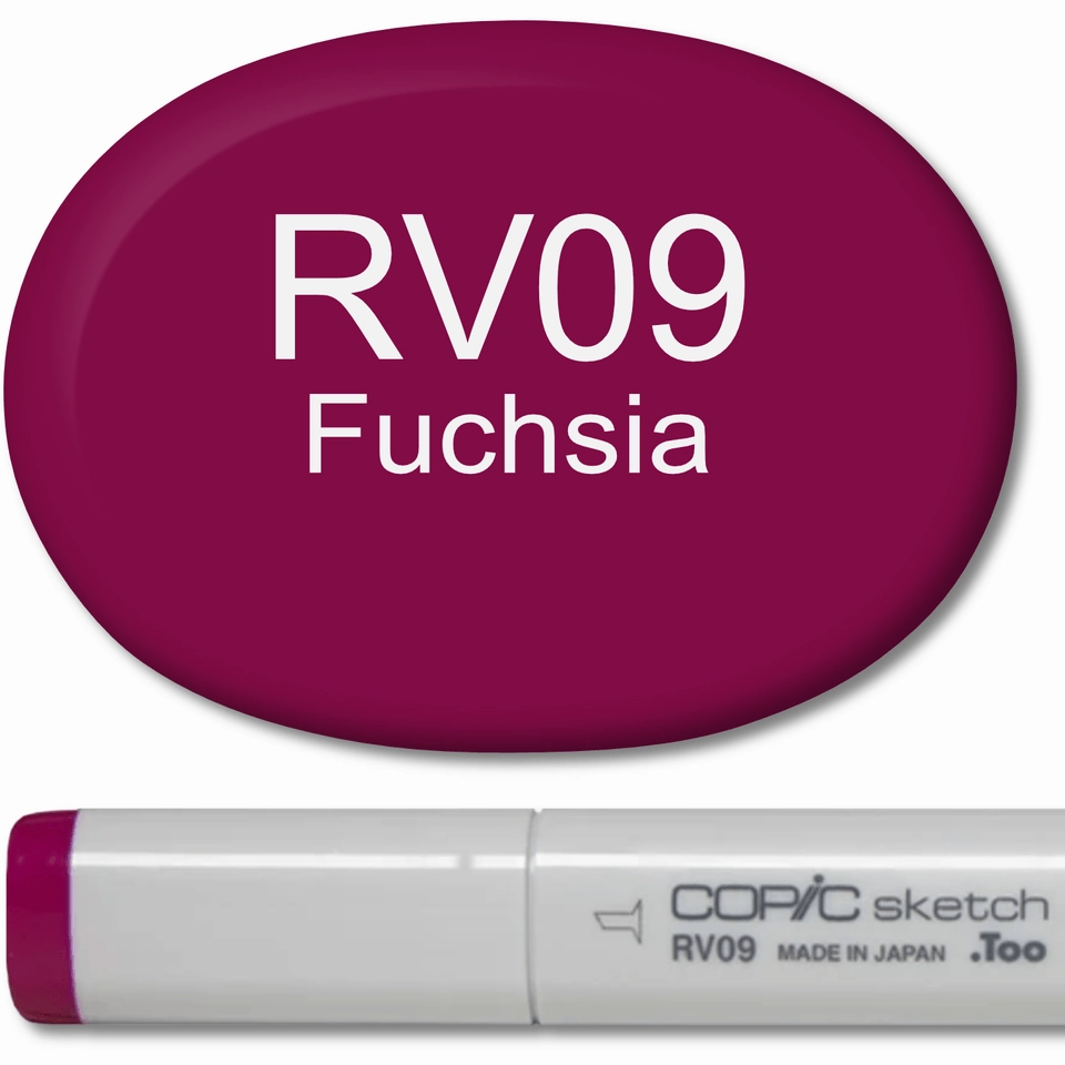 Copic Sketch Marker - Rv09 Fuchsia quickdry