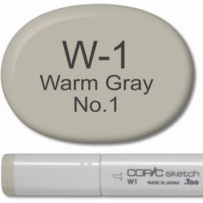 multipurpose manual Copic Sketch Marker - W1 Warm Gray 1