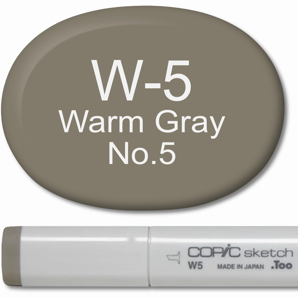 Copic Sketch Marker - W5 Warm Gray 5 eco