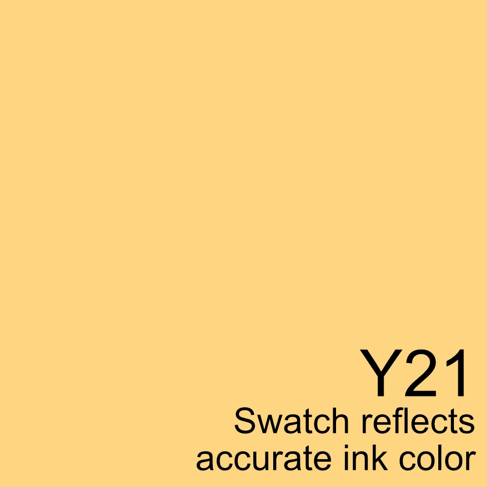 set organic Copic Sketch Marker - Y21 Buttercup Yellow