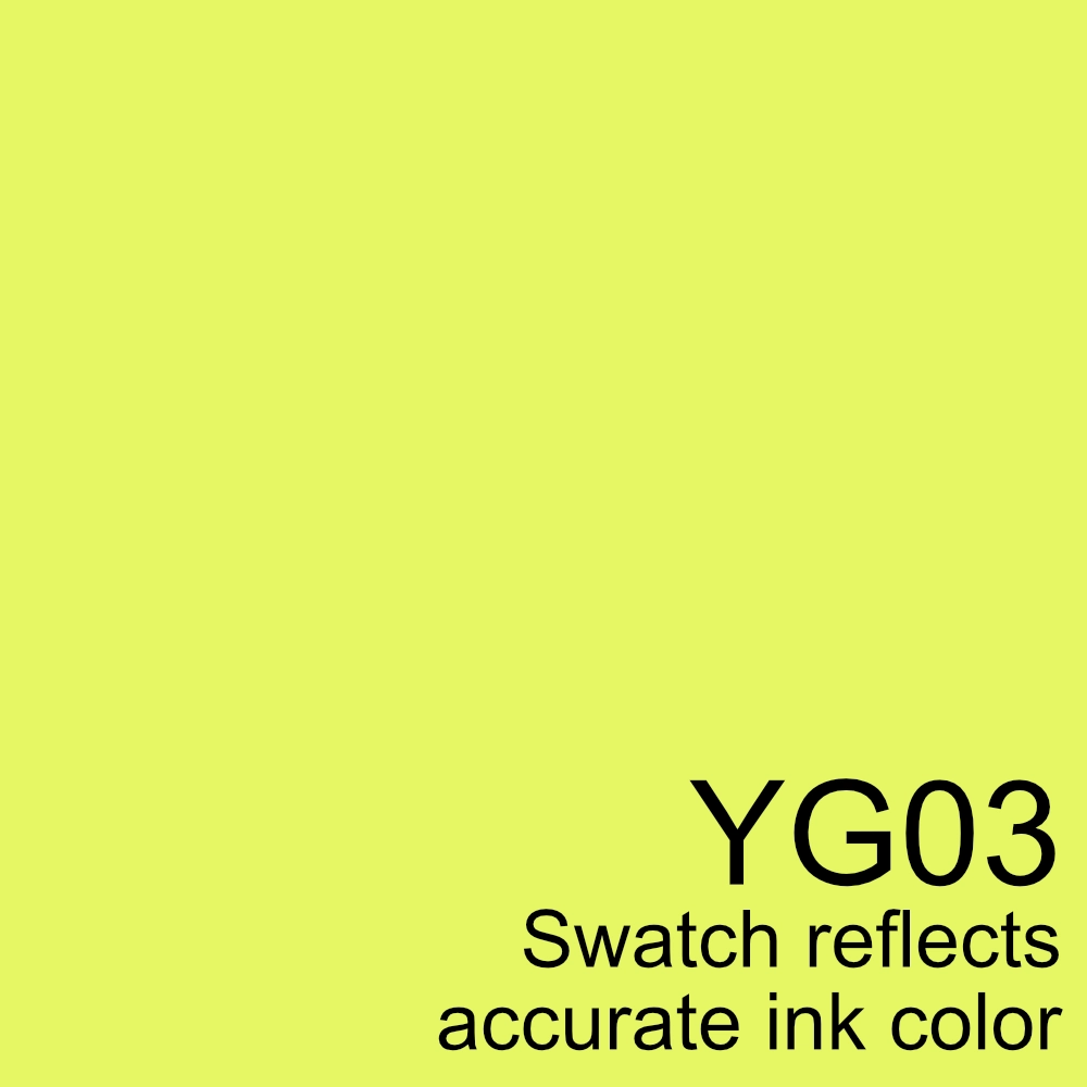 Copic Sketch Marker - Yg03 Yellow Green antislip collectible