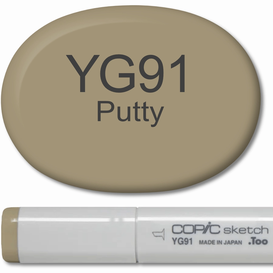 Copic Sketch Marker - Yg91 Putty cool