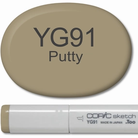 Copic Sketch Marker - Yg91 Putty cool