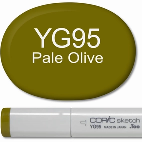 Copic Sketch Marker - Yg95 Pale Olive steel large