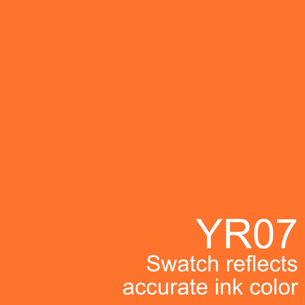 flat Copic Sketch Marker - Yr07 Cadmium Orange