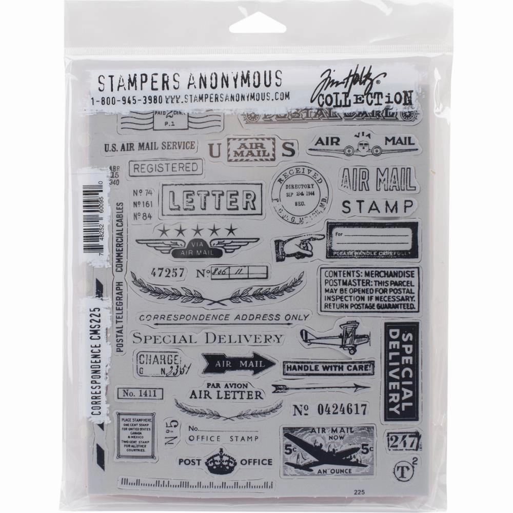 rugged gift Correspondence Tim Holtz Cling Stamps