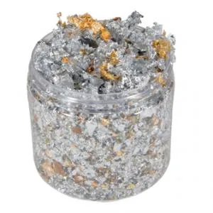 Cosmic Shimmer  Gilding Flakes  "Silver Dream" warm