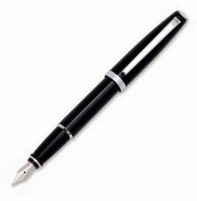 multipack stackable Aurora Style Resin Black Pepper Fountain Pen