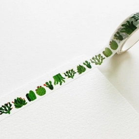 popular loose Cacti Washi Tape